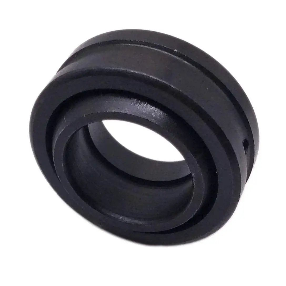 Compact spherical bushing plain bearing 20x35x16 mm for guiding shafts in machines, conveyors, close-up view