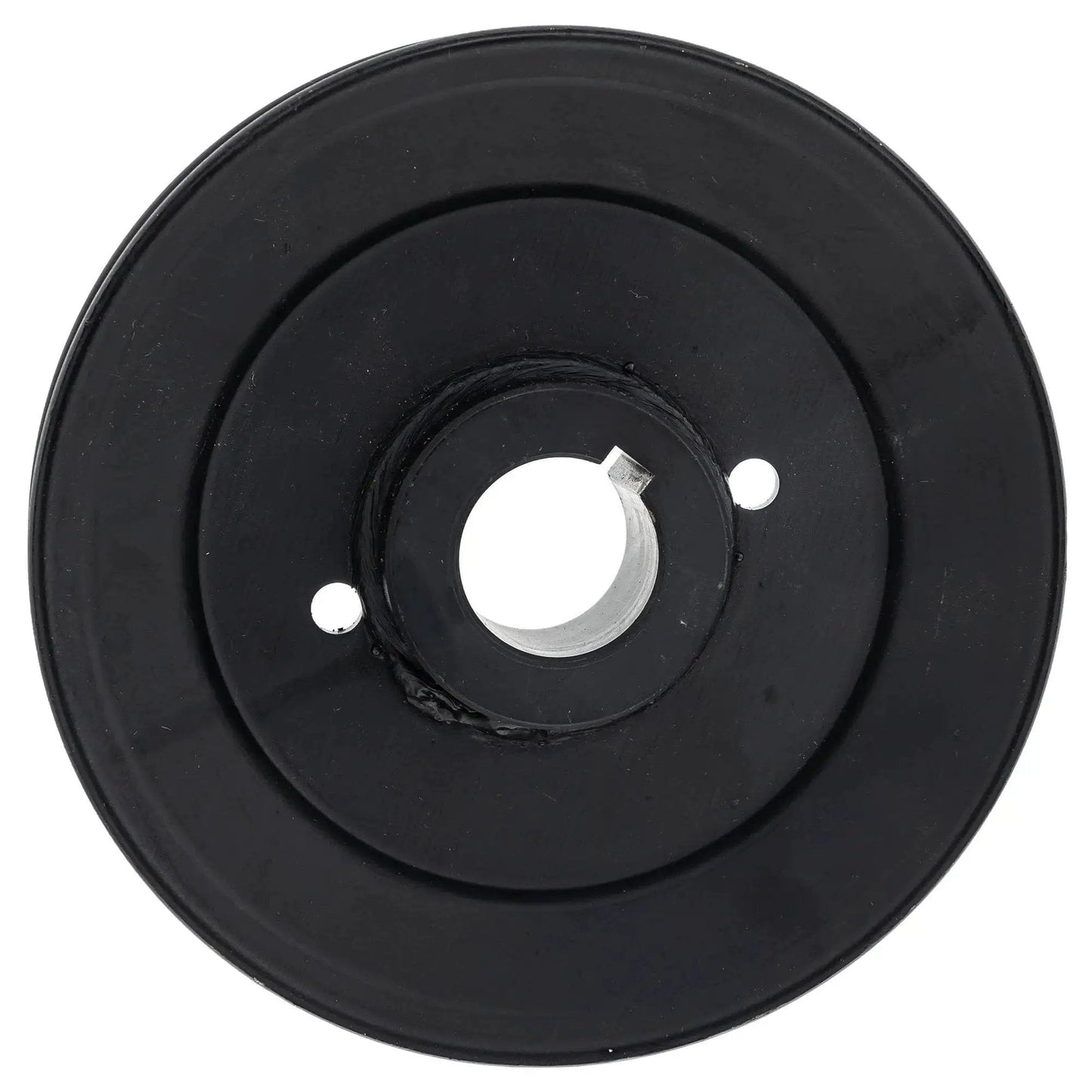 Spindle Sheave 5.00 OD And 1.00 ID OEM Replacement Part 00191800 Ariens. Black drive pulley for lawn mower systems.
