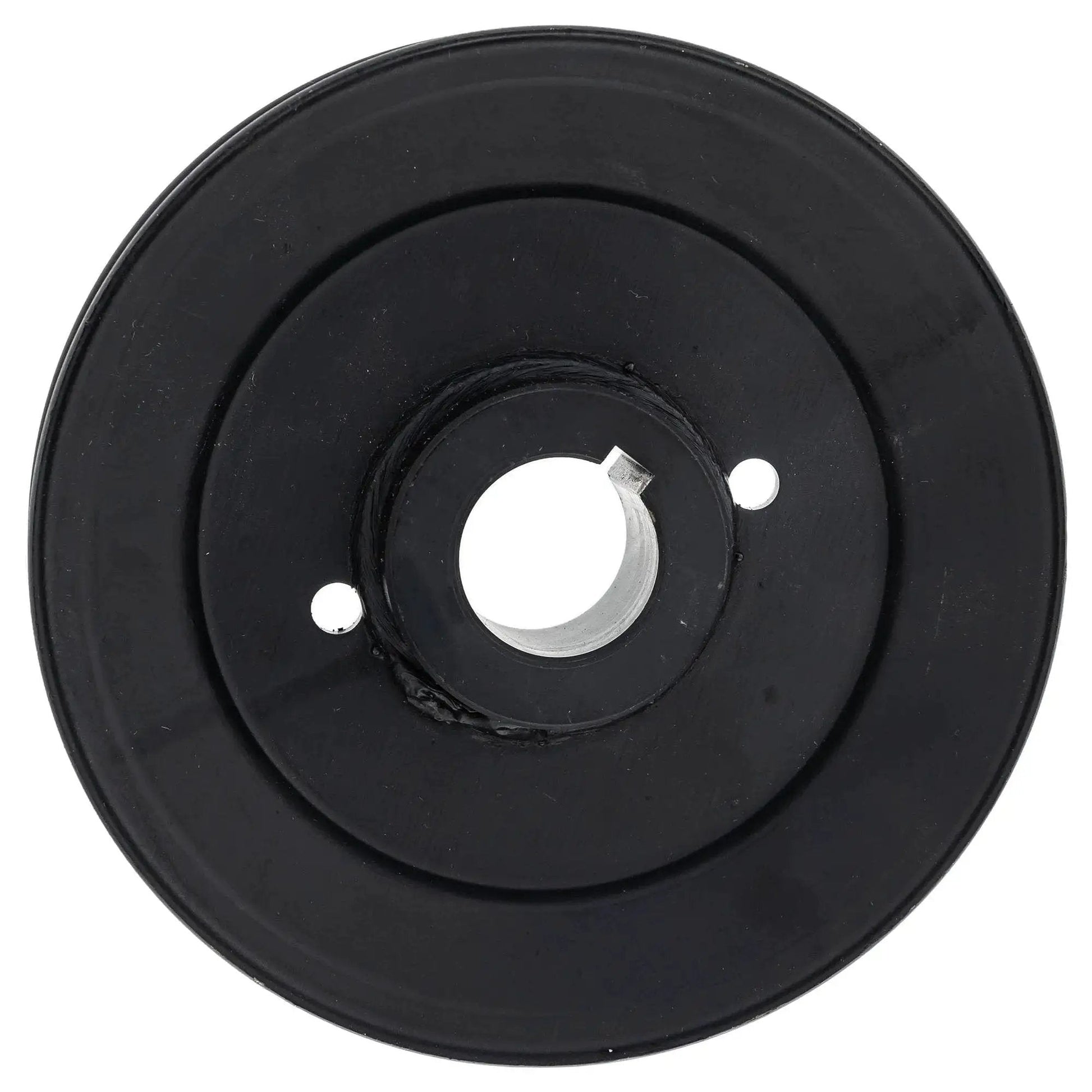 Spindle Sheave 5.00 OD And 1.00 ID OEM Replacement Part 00191800 Ariens. Black drive pulley for lawn mower systems.