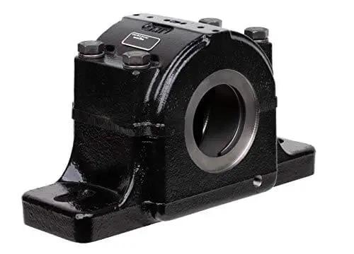 Split Housed Pillow Block Spherical Roller Bearing PLB6847FR 2 15/16 Inch with cast iron housing and sealed bearings
