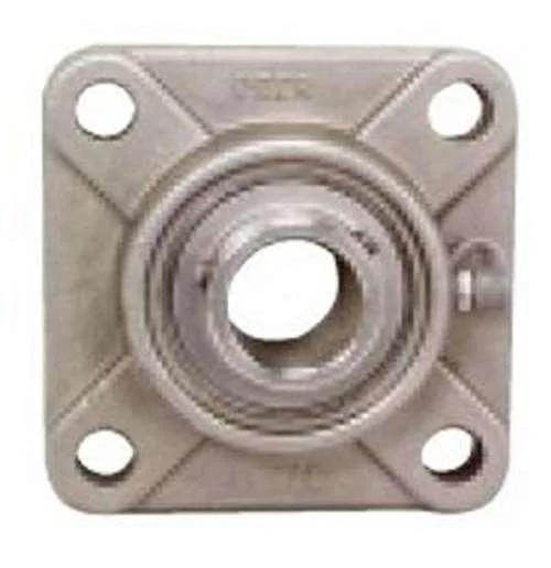 SSUCF-203-17mm Stainless Steel Flange 4-Bolt 17mm Bore Mounted Bearing