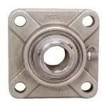 SSUCF208-40mm Stainless Steel Flange Unit 4-Bolt Bore 40mm Mounted Bearing