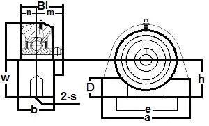 SSUCPAS201-12mm Tapped Base Pillow Block 12mm Mounted Bearing