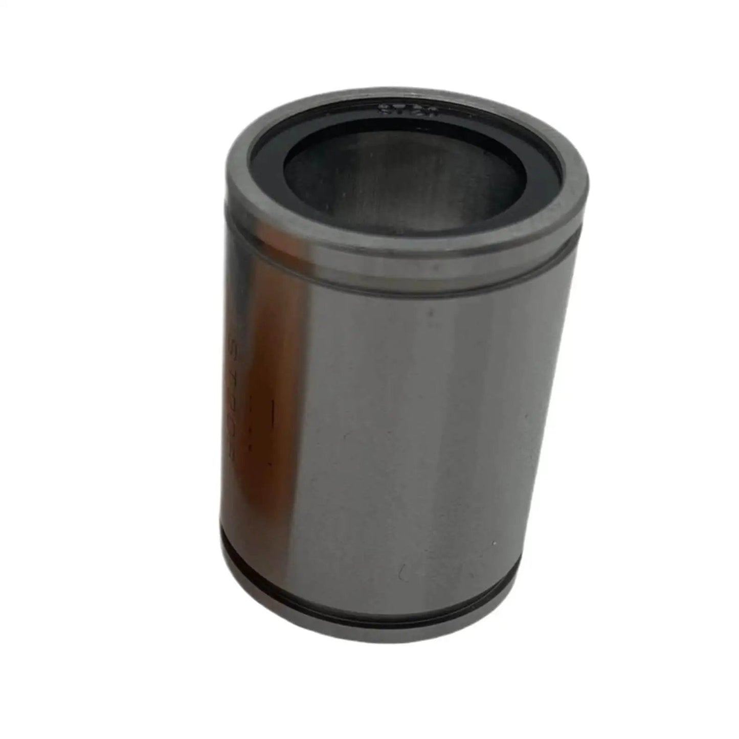 ST16 ST16UU Bushing Bearings For Linear Actuator Rails With Pillow Blocks, precision shaft bearings, industrial steel, close-up view