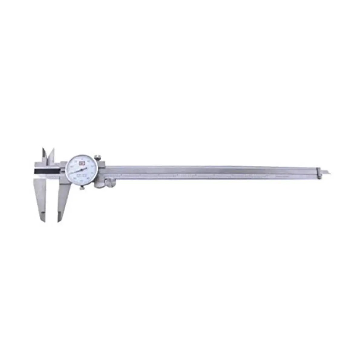 Premium 12 Inch Dial Caliper delivers precise outside, inside, depth and step measurements with 0.001 inch accuracy, stainless steel