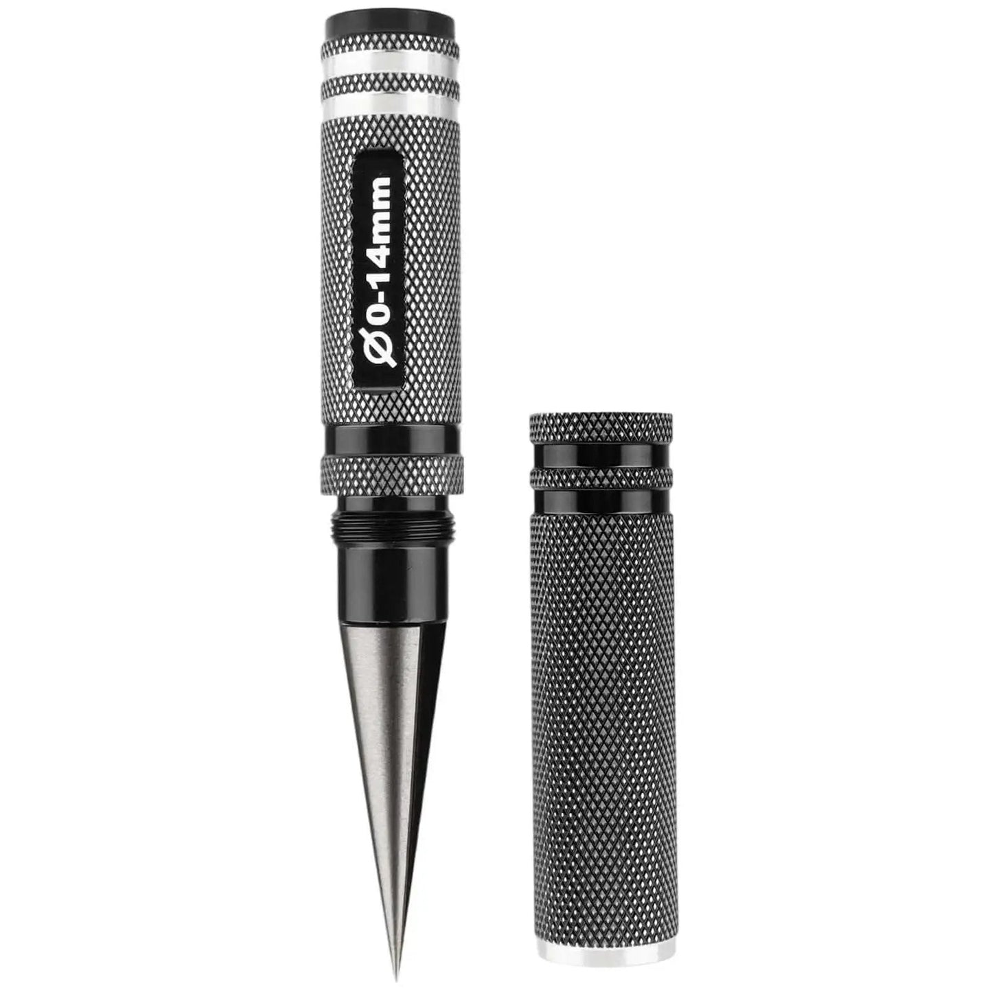 Adjustable 0 To 14mm Hole Puncher Reamer For RC Car Body Shells And Aircraft Models Stainless Steel Durable Built Tough Black Tool With Sleeve