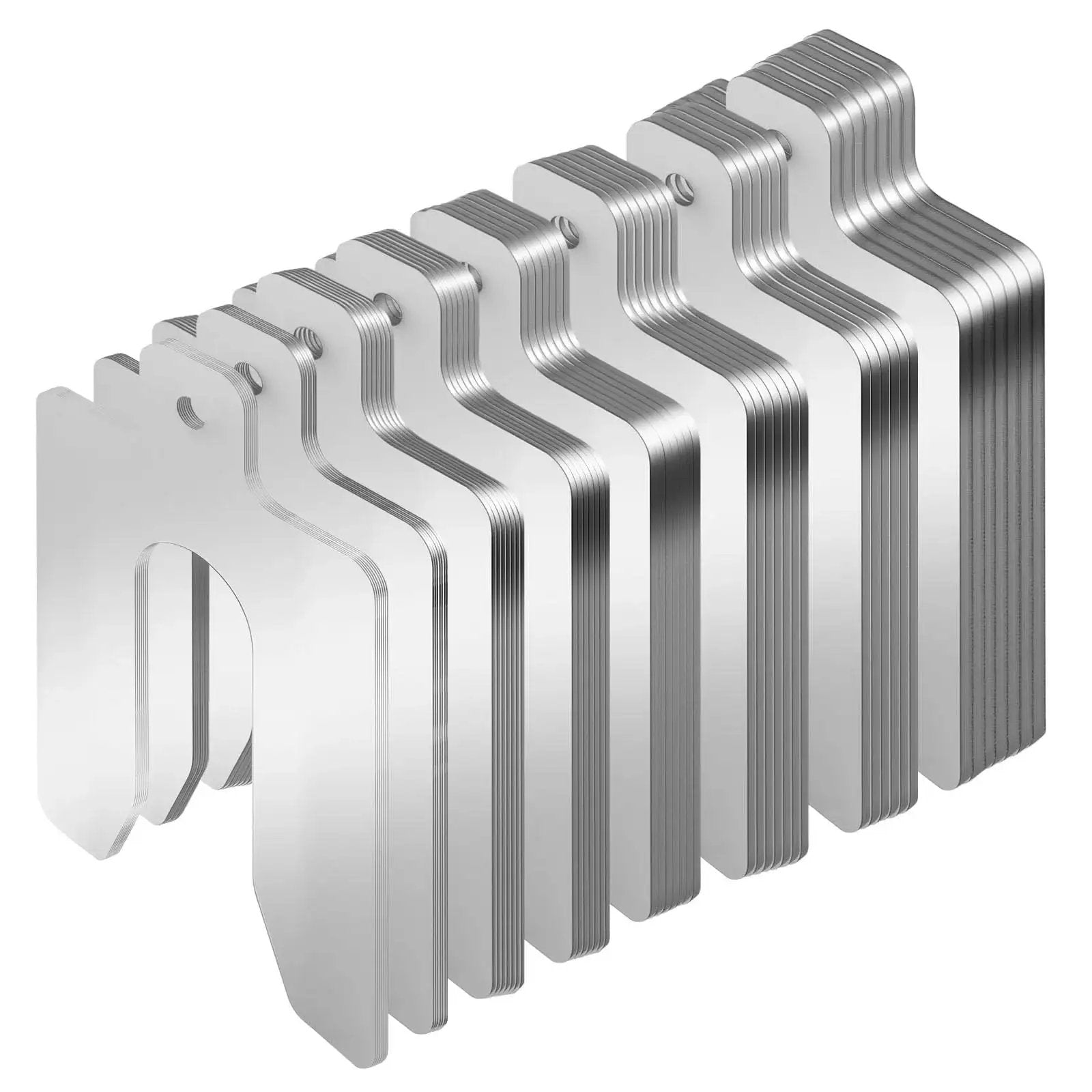Level Up Your Precision With A 56 Piece Stainless Steel Shim Kit Featuring 3 By 3 Inch Shims In Eight Thicknesses From 0.001 To 0.075 Inches