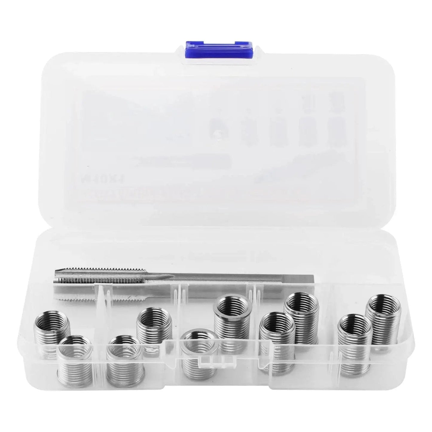 Spark Plug Thread Repair Kit For Automotive Engines M10 By 1 Tap And M12 By 1 Tap Stainless Steel Rethread Kit in case