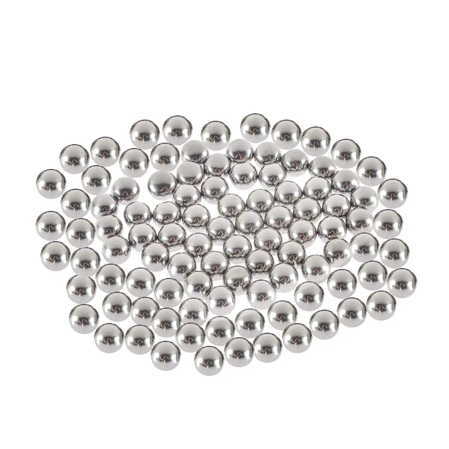 Stainless Steel Bearing Balls One Quarter Inch Pack Of 100 For Bicycles Motorcycles And Auto Parts 304 Grade