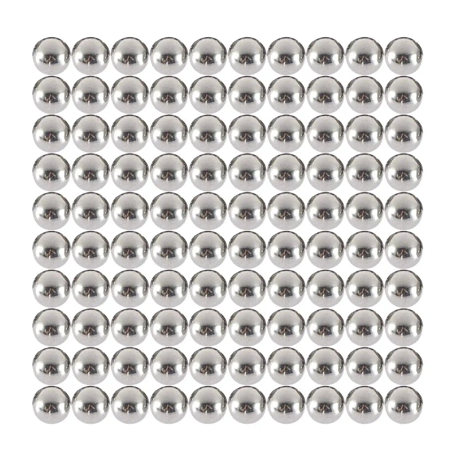 Stainless Steel Bearing Balls One Quarter Inch Pack Of 100 For Bicycles Motorcycles And Auto Parts 304 Grade Durable Rust Resistant