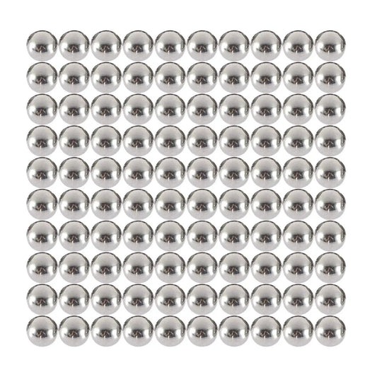Stainless Steel Bearing Balls One Quarter Inch Pack Of 100 For Bicycles Motorcycles And Auto Parts 304 Grade Durable Rust Resistant