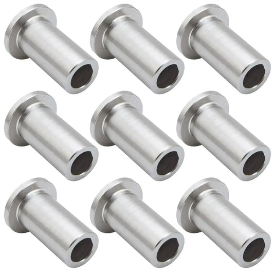 9 pack of Stainless Steel Bearing Sleeve Model 3220, 304 Grade, corrosion resistant for beverage machines fits bubbler models.