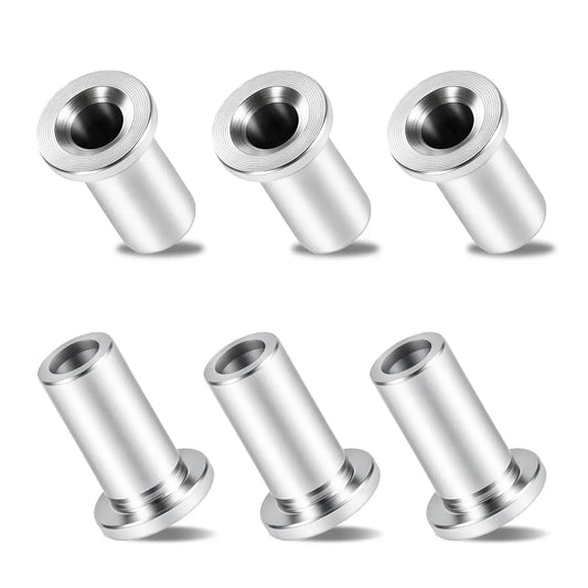 Six Pack 3220 Bearing Sleeve Replacement For Crathco D And E Series Beverage Dispensers Juicers, Type 304 Stainless Steel