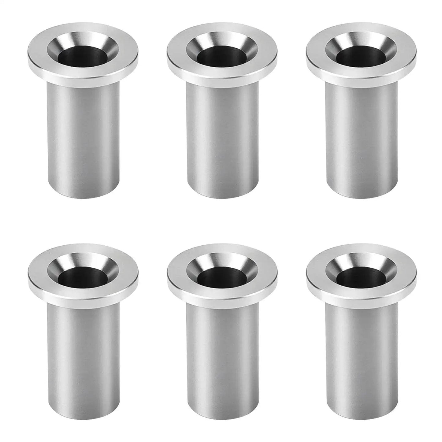 Bearing Sleeve 3220 Compatible With Beverage Dispenser Parts For D15 D25 D35 And E Series And WD Line Pack Of Six stainless steel