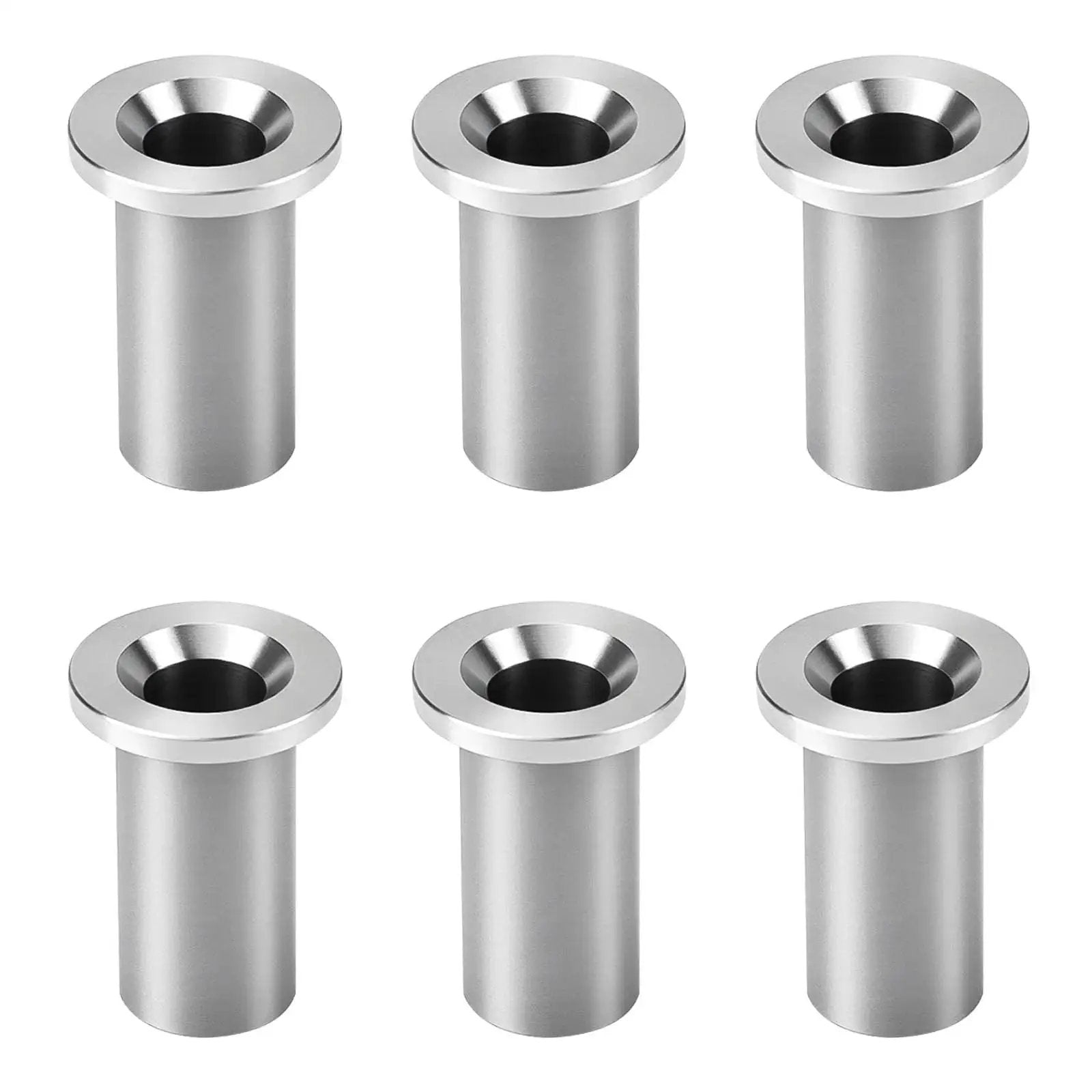 Bearing Sleeve 3220 Compatible With Beverage Dispenser Parts For D15 D25 D35 And E Series And WD Line Pack Of Six stainless steel