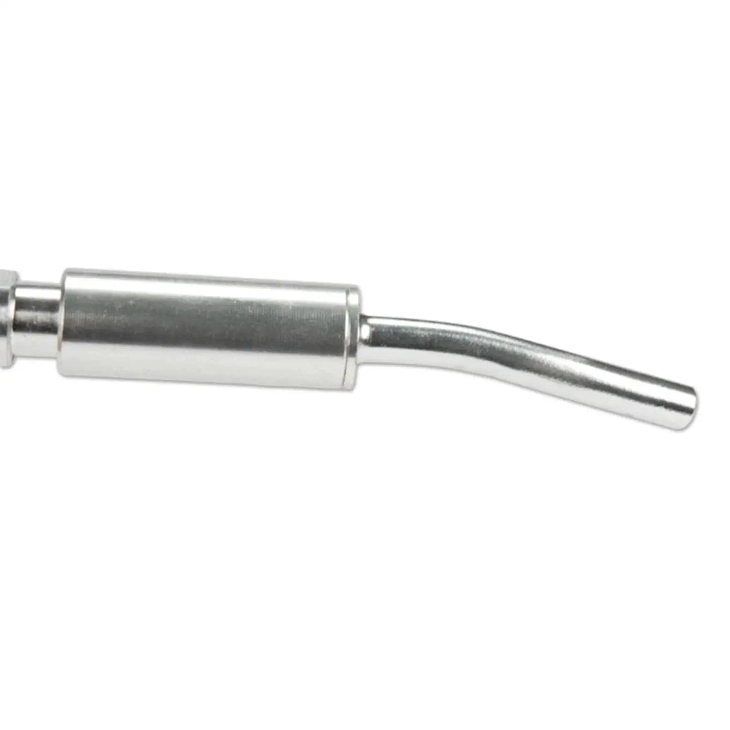 Stainless bearing tube nozzle set for car interior blow guns with M10x1 thread and 12 cm length concentrates airflow to dashboards, vents.