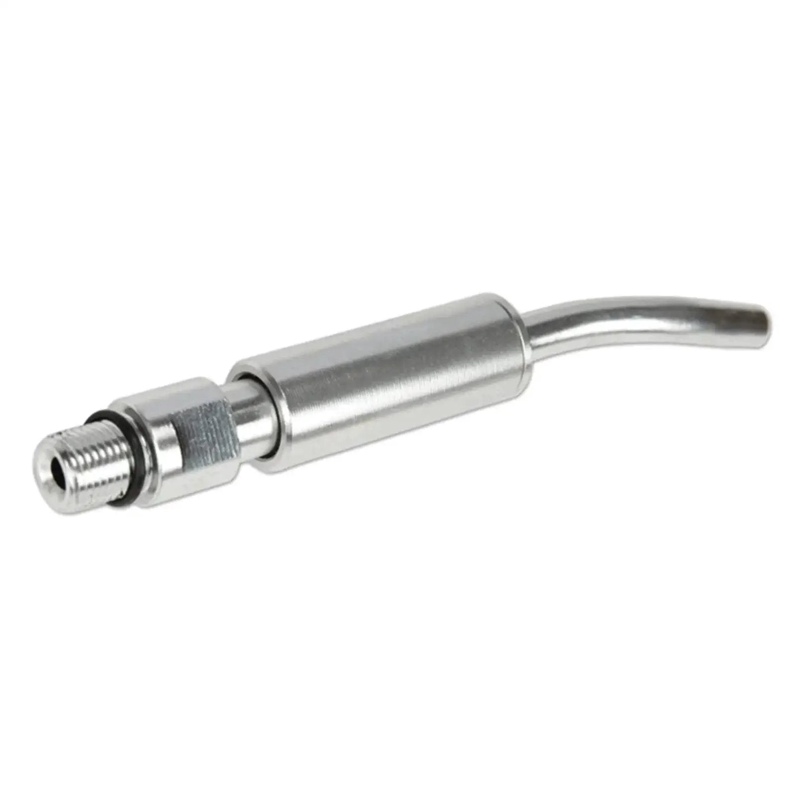 Two Pack Japanese Bearing Tube Nozzles for Car Interior Air Blow Guns, M10x1 Thread, 120 Mm Long, Stainless Steel