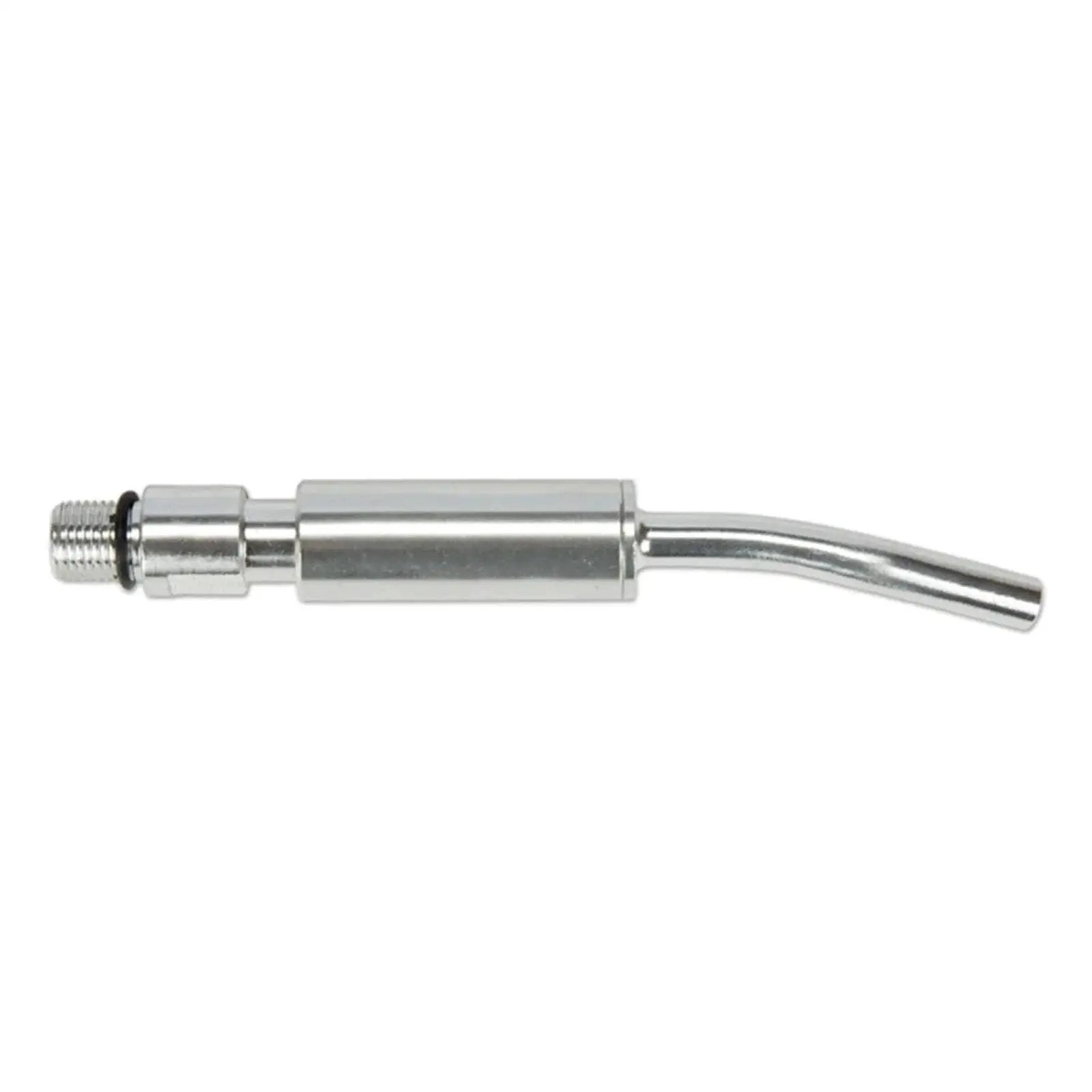 Two Pack Japanese Bearing Tube Nozzles for Car Interior Air Blow Guns, M10x1 Thread, 120 Mm Long, Stainless Steel, side view