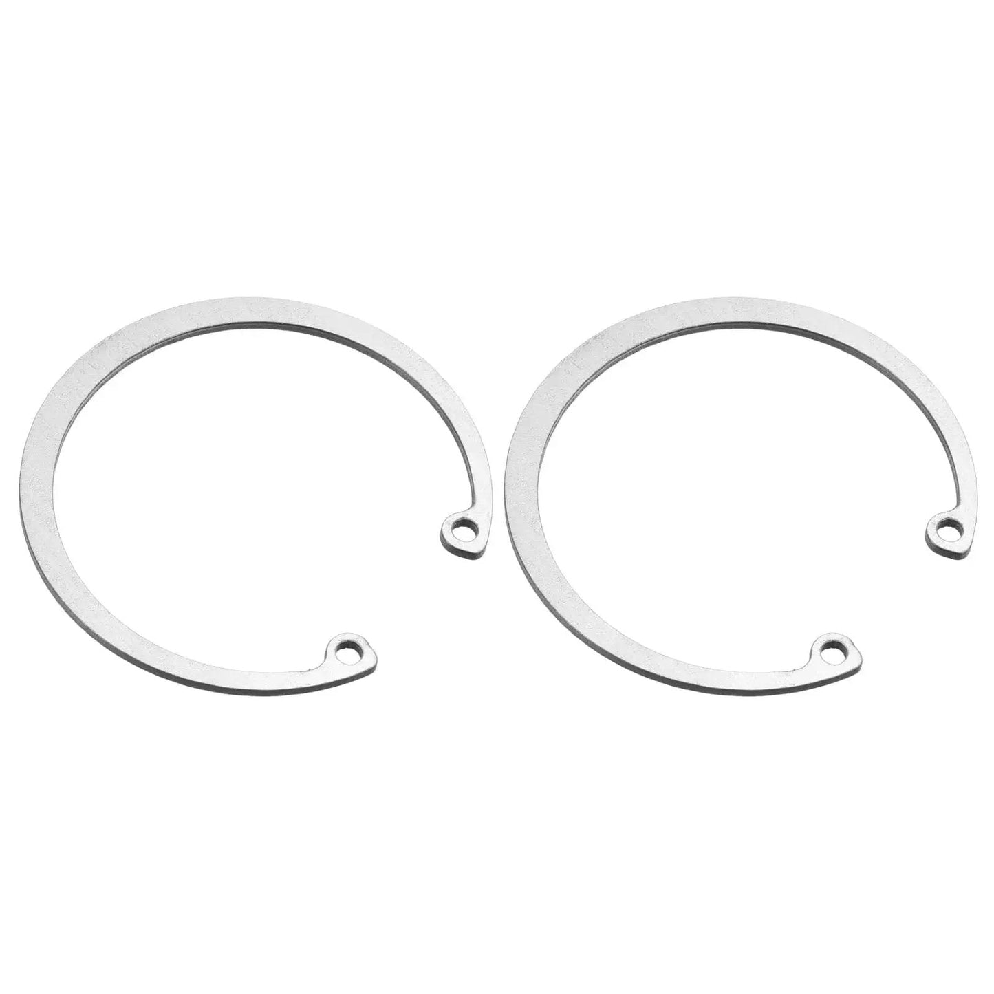 Heavy Duty Internal Retaining Ring Circlip for Grooved Shafts and Studs 2 Pack by Uxcell 304 Stainless Steel shown