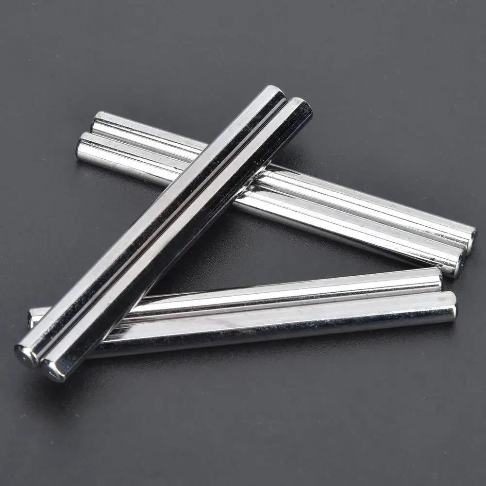 D Shaft Rods 303 and 304 Stainless Steel Accuracy Ground Axles for Robots, CNC Machines, and Automation, 6 Pieces
