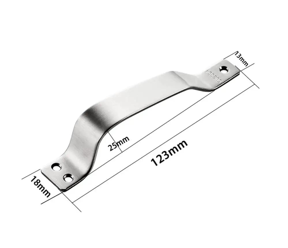 4 Pack 5 Inch Door Handle Pulls For Sliding Doors Closets And Cabinets Stainless Steel 304 Durable Corrosion Resistant Easy Grip