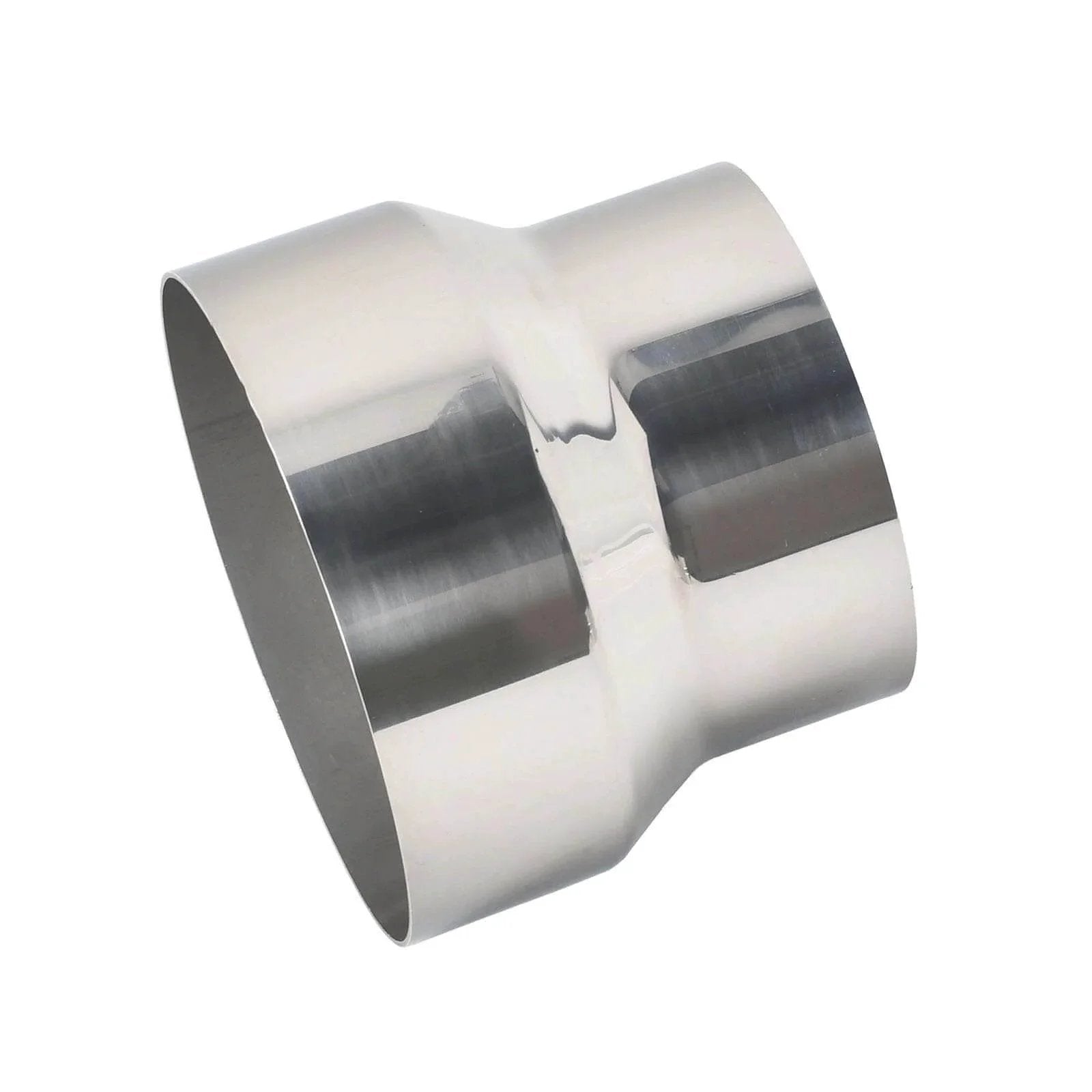 OD 4 Inch To OD 5 Inch Exhaust Pipe To Component Pipe Adapter Reducer Polished Stainless Steel 201 SS