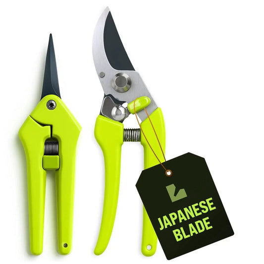 2 Pack Stainless Steel Gardening Scissors Set With Pruning Shears And Clippers For Garden Pruning Versatile Dual Cut