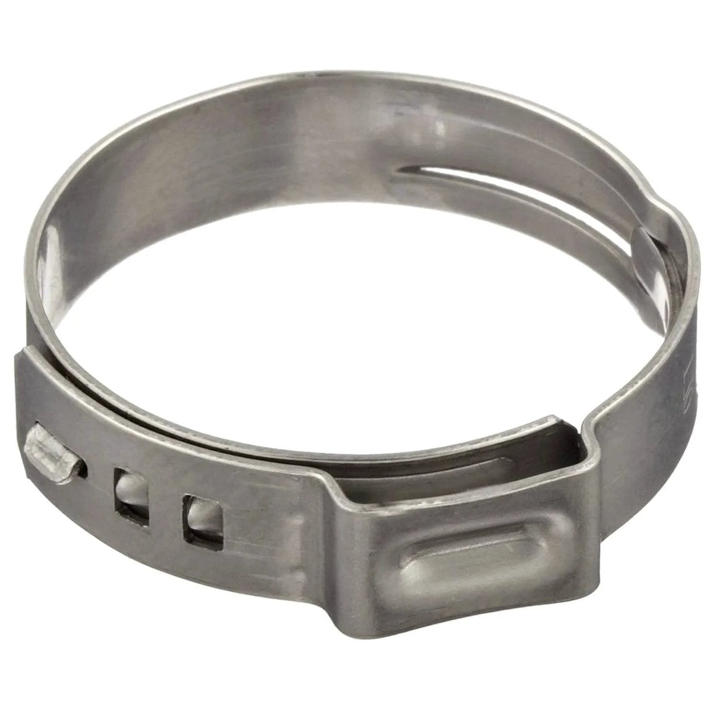 Stepless Size One And One Quarter Ear Clamps Thirty One Point Six Millimeter Oetiker Pack Of Twenty Five Single Ear Hose Clamps Three Hundred Sixty Degree Stepless Design Narrow Band For Precise Seal And Tamper Visible Quality Grade A