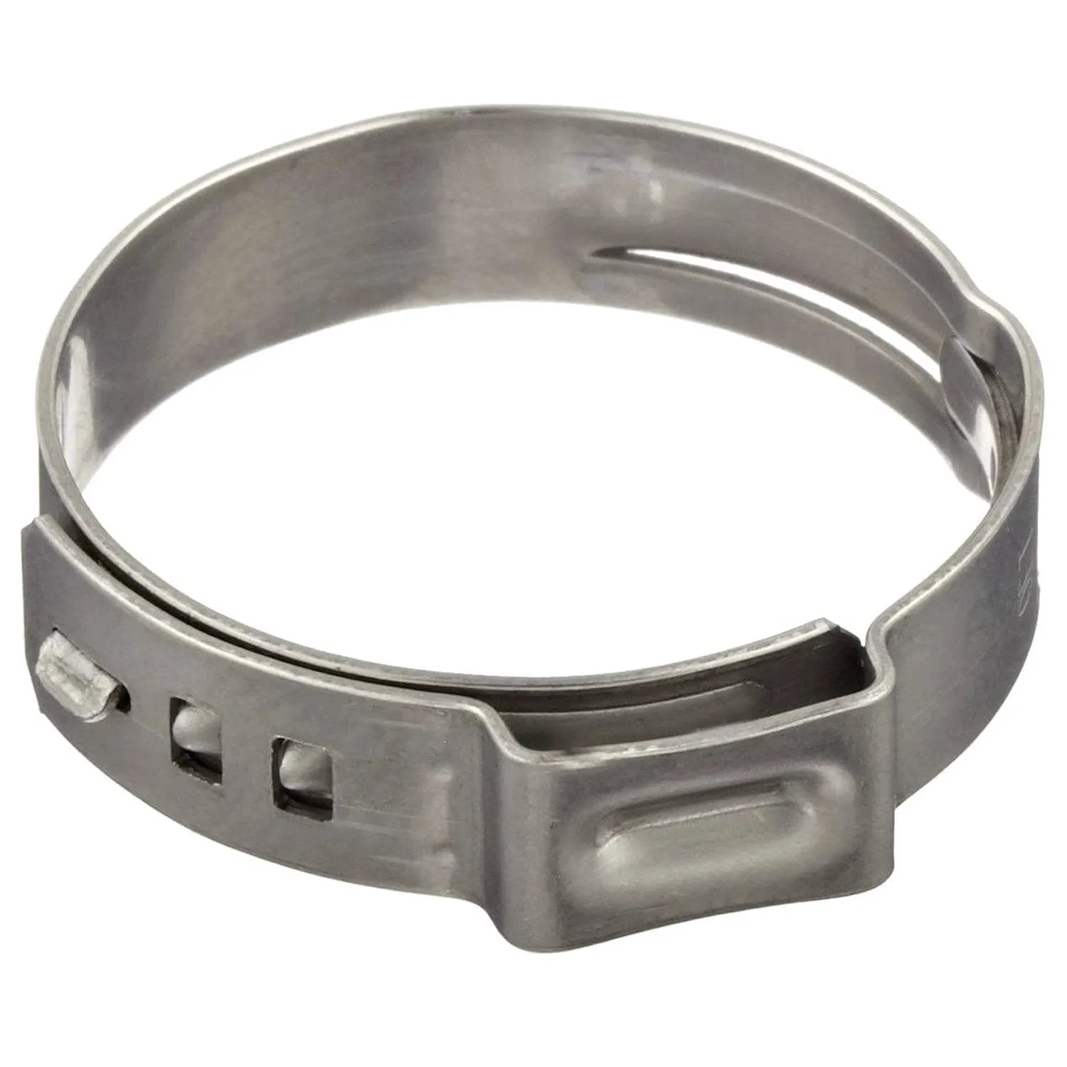 Stepless Size One And One Quarter Ear Clamps Thirty One Point Six Millimeter Oetiker Pack Of Twenty Five Single Ear Hose Clamps Three Hundred Sixty Degree Stepless Design Narrow Band For Precise Seal And Tamper Visible Quality Grade A