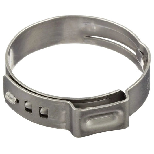 Stepless Size One And One Quarter Ear Clamps Thirty One Point Six Millimeter Oetiker Pack Of Twenty Five Single Ear Hose Clamps Three Hundred Sixty Degree Stepless Design Narrow Band For Precise Seal And Tamper Visible Quality Grade A