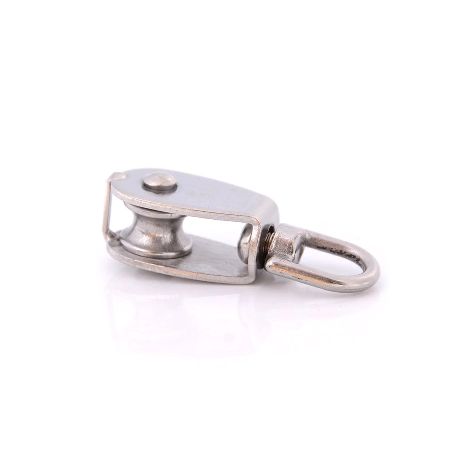 Wire Rope Lifting Rope Pulley Stainless Steel M15 Wheel Swivel Pulley Block Designed for Hanging Weight Things to Lighten Load