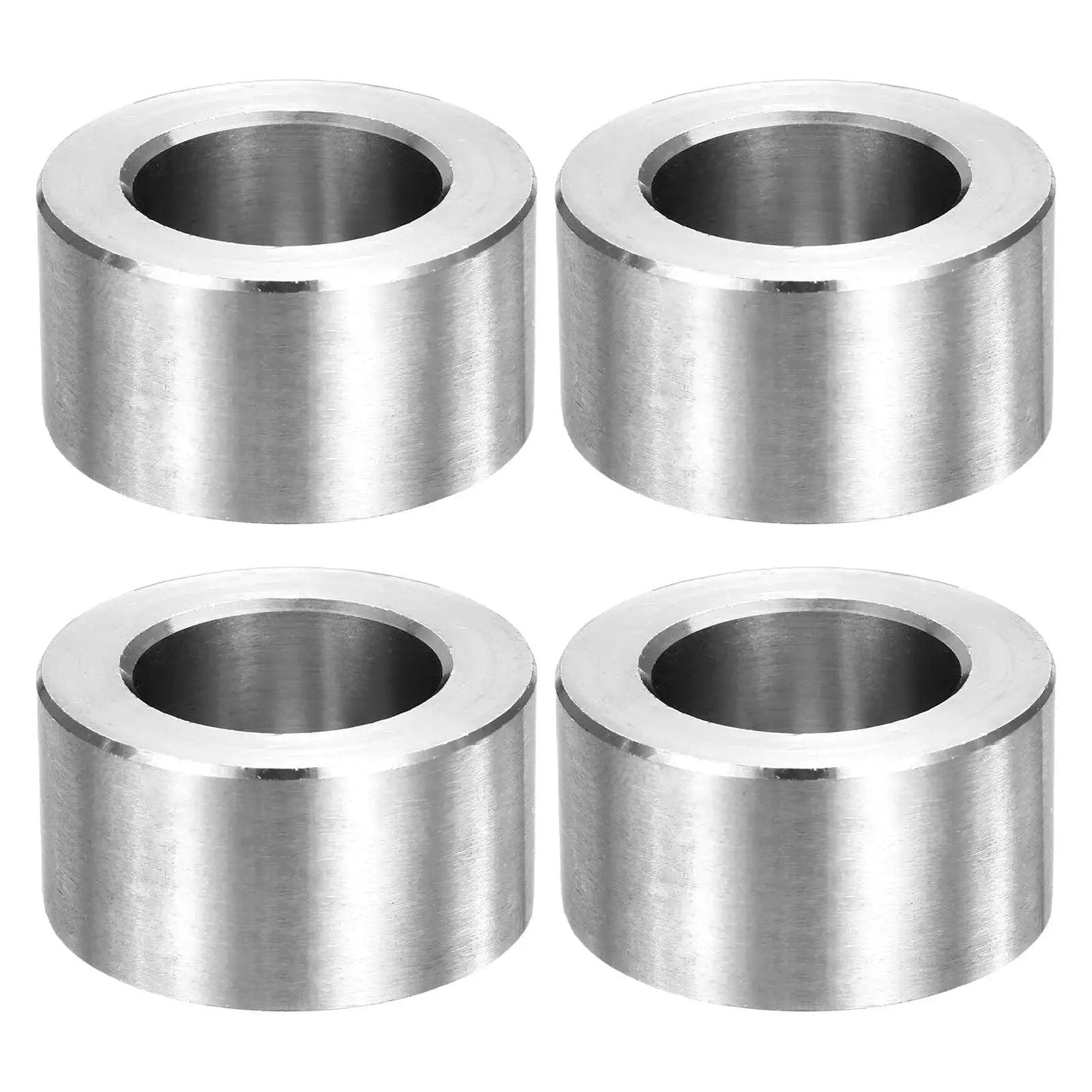 Set Of Four M16 Stainless Steel Spacers Unthreaded Round Standoff Bushings 16mm ID 26mm OD 12mm Length Ideal For Electronics Motor Repair