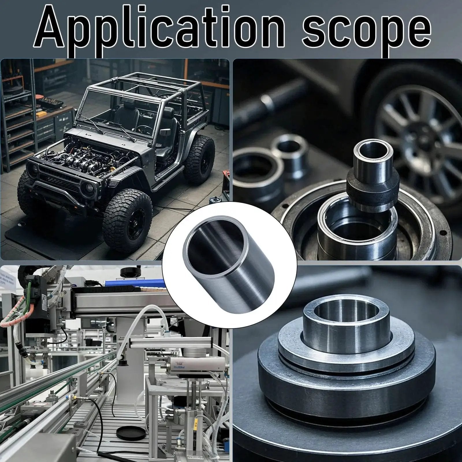 Application scope of Stainless Steel Reducer Bushings Set Of 10 Three Quarters Of An Inch To Five Eighths Of An Inch Metal Spacer Adapters