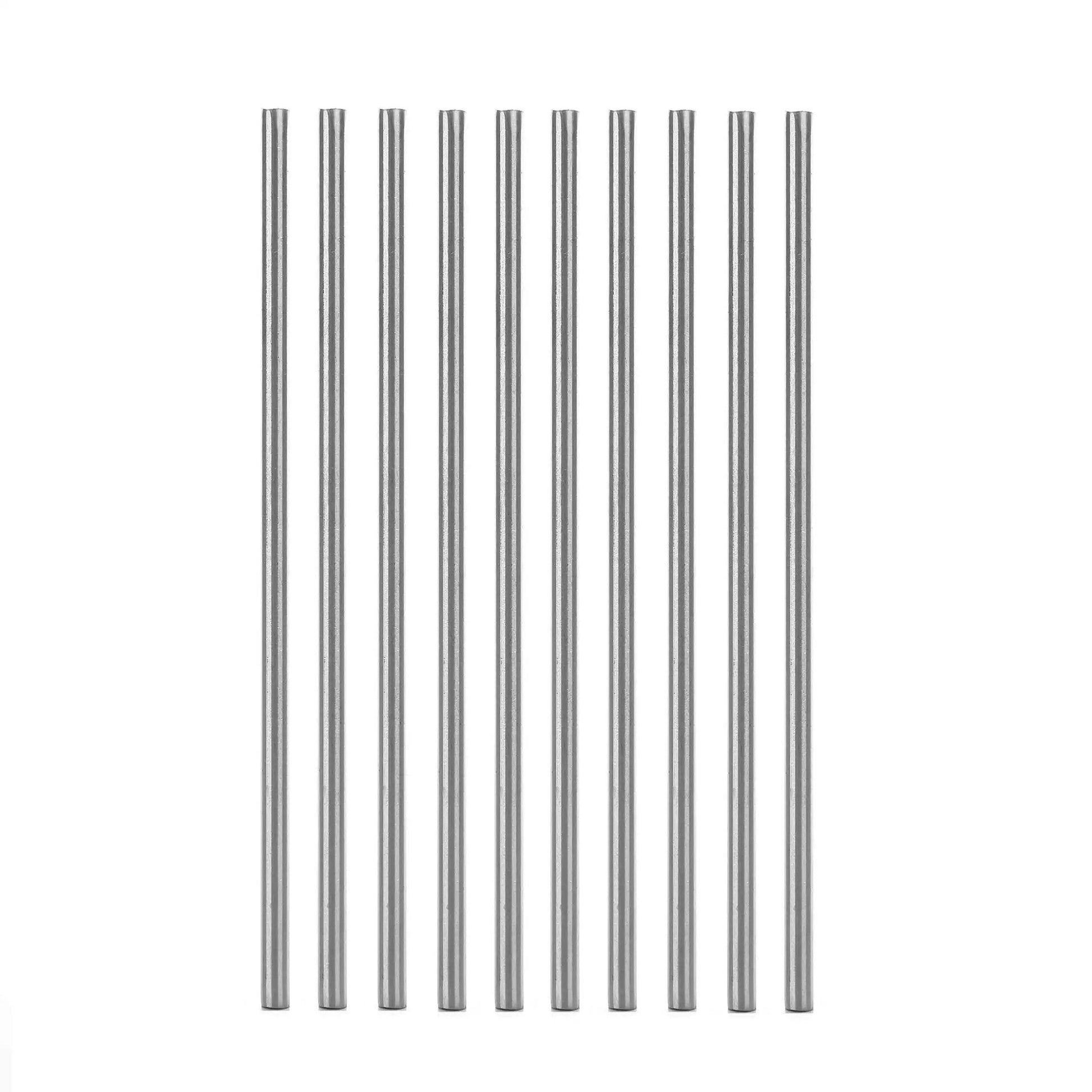 Sturdy 10 Piece 304 Stainless Steel Round Rod Set 100 By 4 Mm For DIY RC Cars Model Making And Pro Grade Precision Machined Hobbies Quality Silver Finish Eowpower