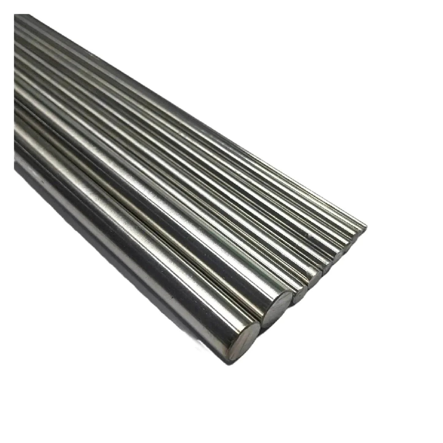 304 Stainless Steel Shaft Rod 8mm 10mm Linear Ground Bar for Milling Drilling and Turning displayed in multiple lengths and diameters