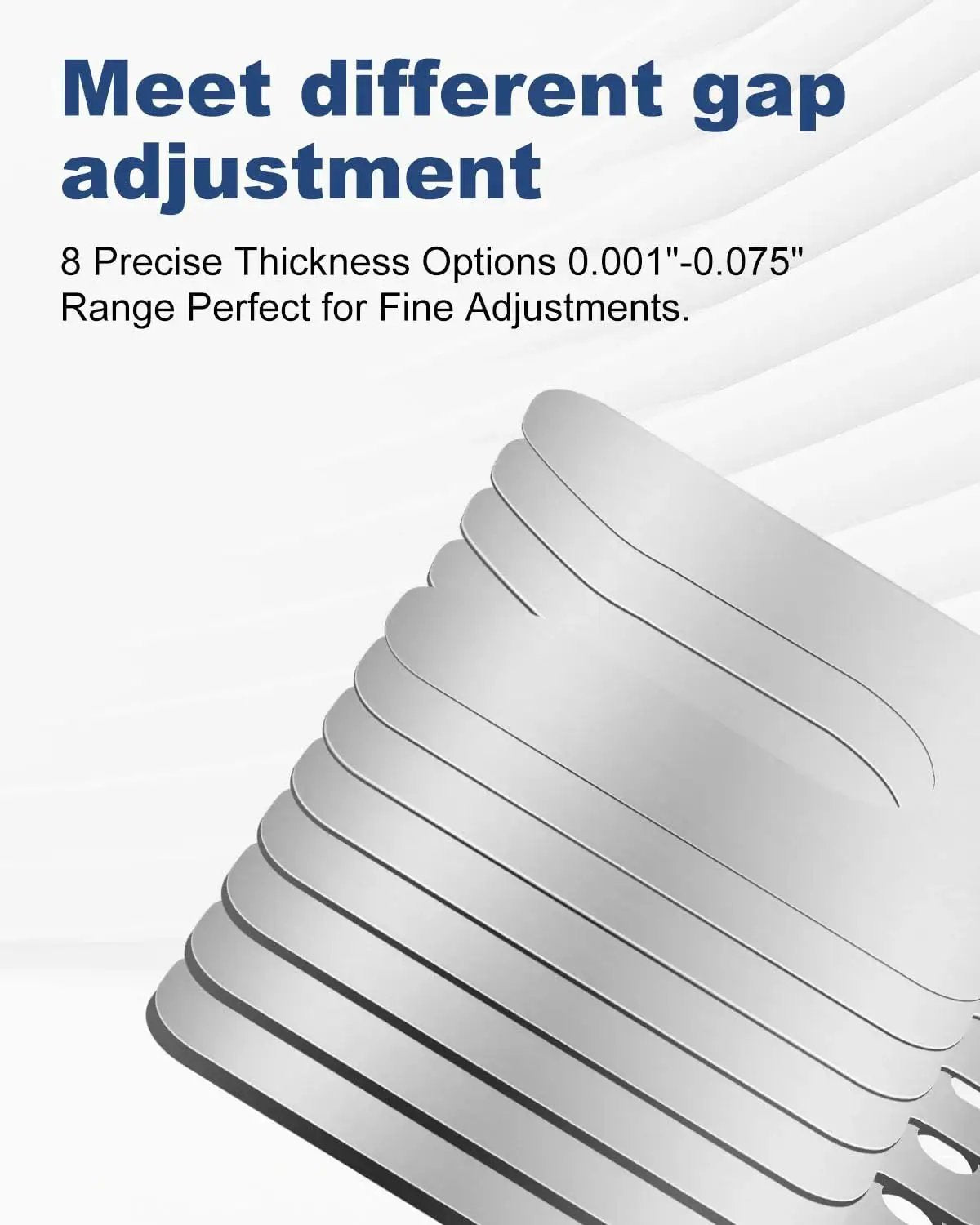 Level Up Your Precision With A 56 Piece Stainless Steel Shim Kit Featuring 3 By 3 Inch Shims In Eight Thicknesses for CNC Alignment