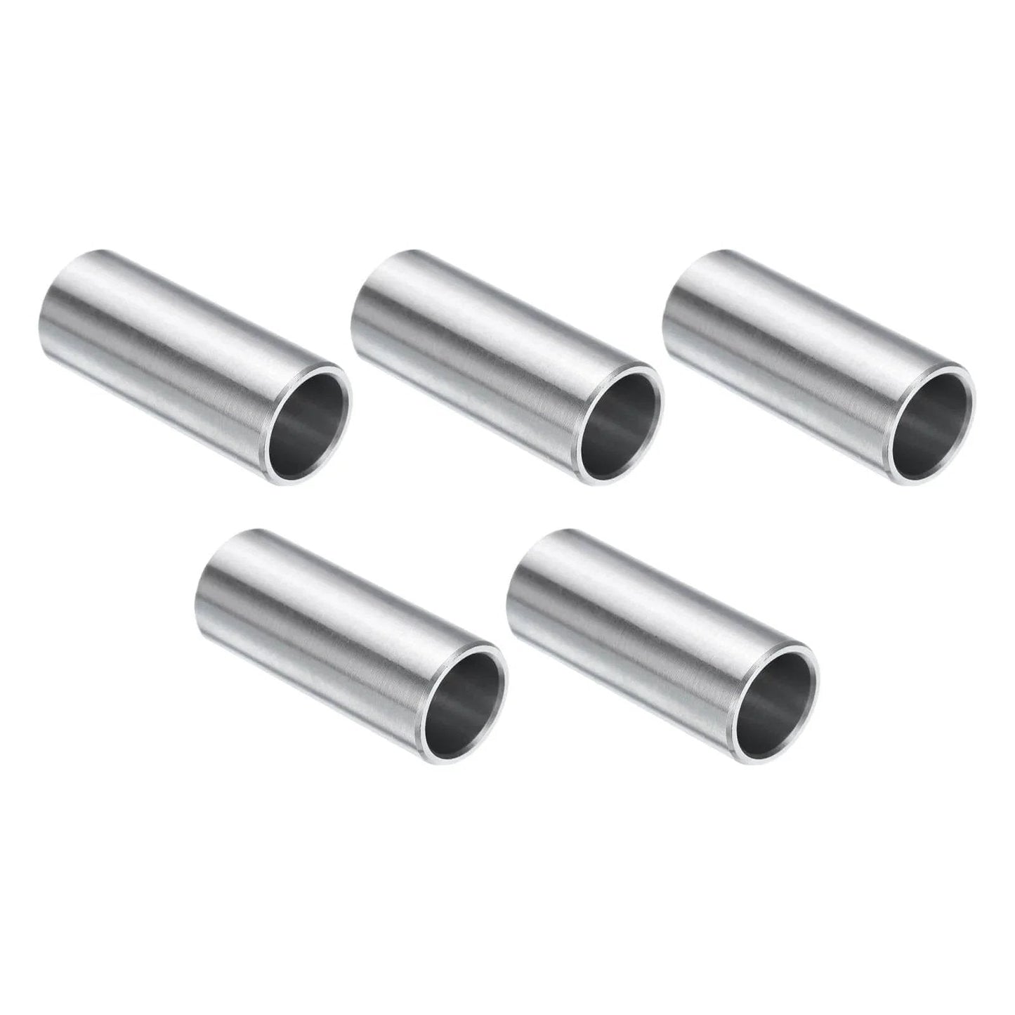 Five Piece Pack Stainless Steel Spacer 1/2 Inch Bore 5/8 Inch Outer Diameter 1-1/2 Inch Length For 1/2 Inch Screws Bolts And Rods