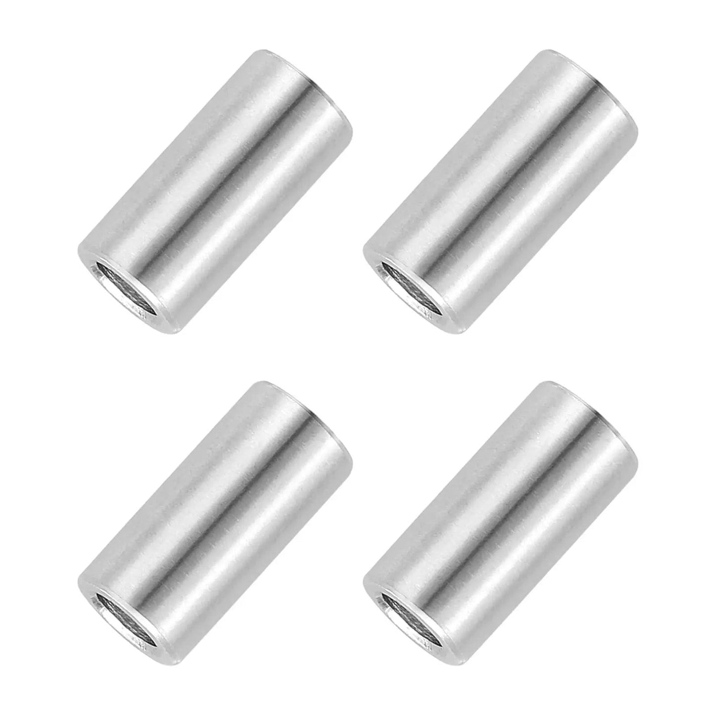Stainless Steel Spacer Kit Four Pieces 8mm ID 12mm OD 20mm Height 304 Grade Bushing Standoff Unthreaded Round Spacers