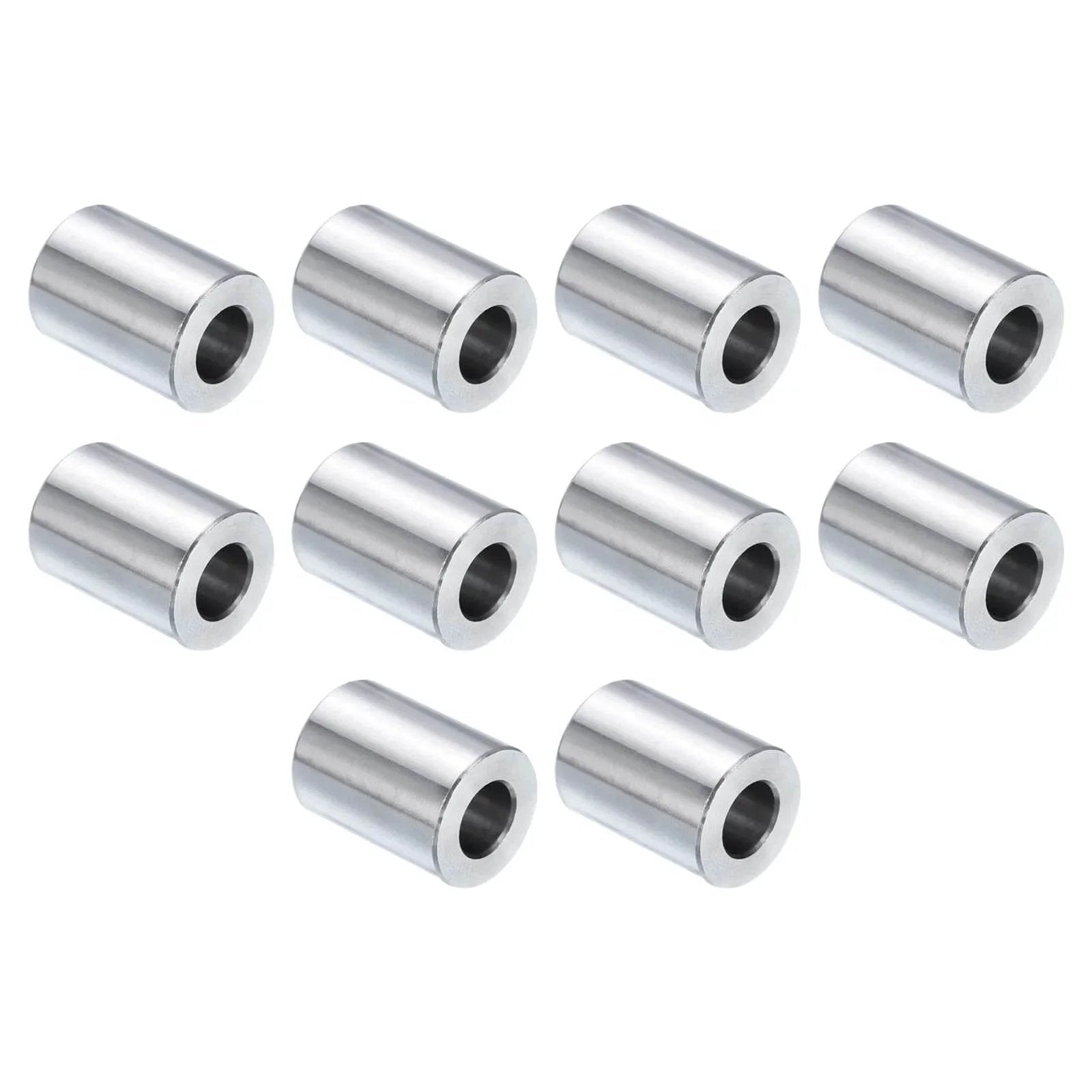 10 Pack Stainless Steel Spacer Three Eighths Inch Bore Three Quarters Inch Outer Diameter One Inch Length Standoff Bushing For Three Eighths Inch Screws Bolts And Rods 304 Stainless Steel Corrosion Resistant High Strength Plain Finish