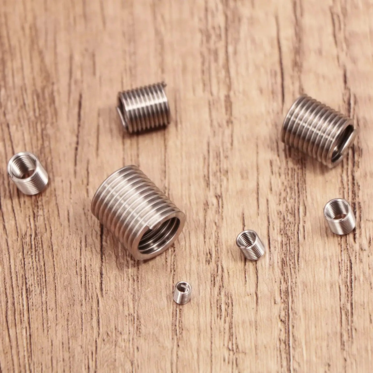 Pro Grade Wire Thread Inserts Kit In 304 Stainless Steel Assortment For Metric M3 Through M12 Sizes Helical Thread Repair Inserts 210 Pieces