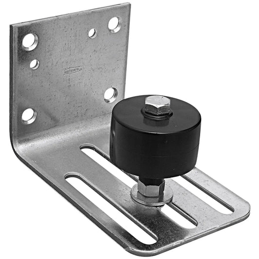 Stay Roller Barn Door Hardware Galvanized N131-490 with steel track and roller system, suitable for interior and exterior doors.