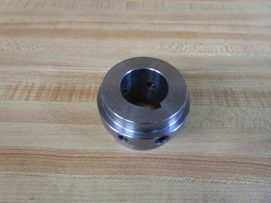 1/1250 Inch Bore 2 Inch Outer Diameter Flanged Bore Hub With Keyway And Set Screws, Steel, 6600 RPM, Built Tough Heavy Duty Industrial Grade Coupling Hub, Part 7300255