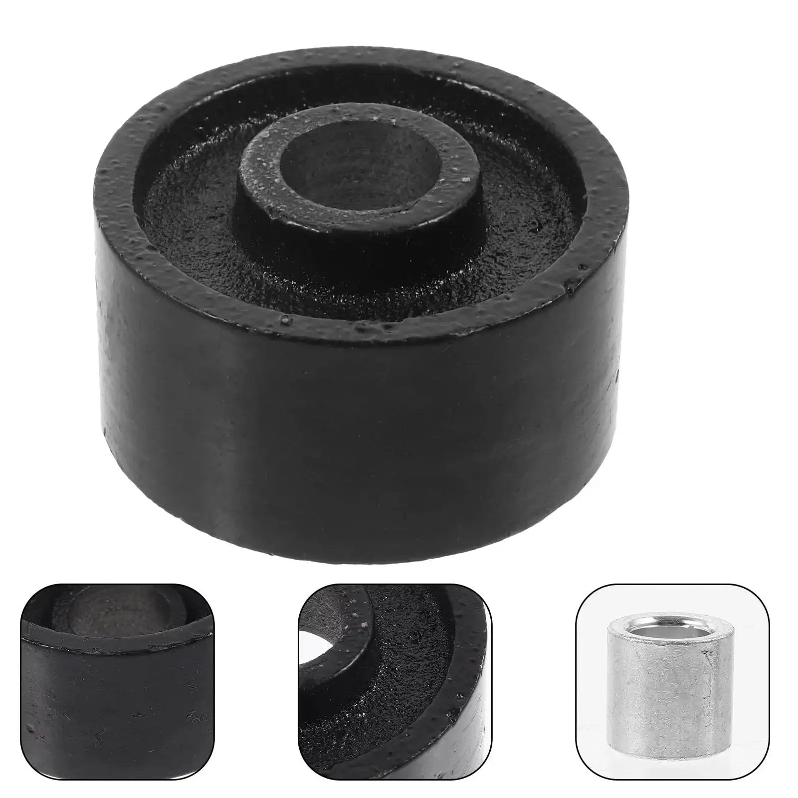 Universal Steel Front Wheel Replacement For Hydraulic Floor Jacks 2.5 Ton To 3.5 Ton, showing close-up of durable steel caster.