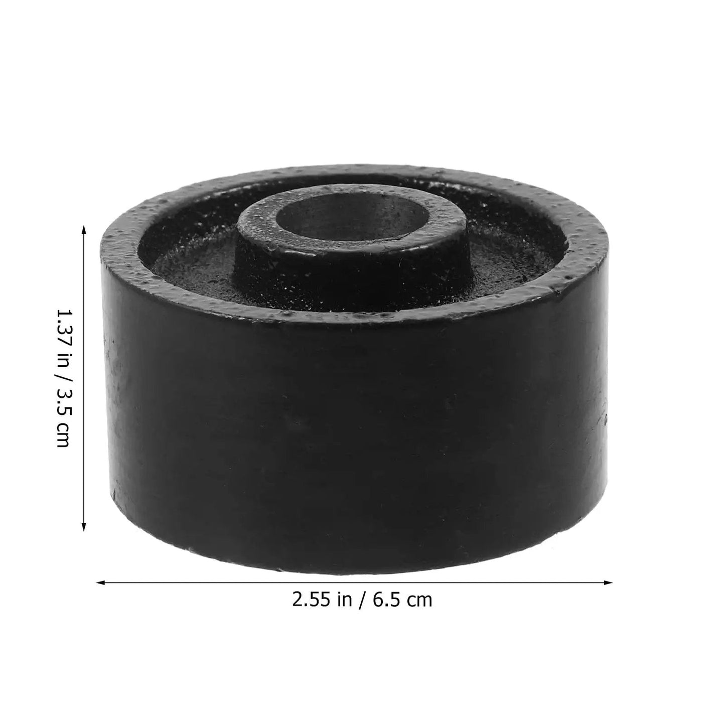 Universal Steel Front Wheel Replacement For Hydraulic Floor Jacks 2.5 Ton To 3.5 Ton, dimensions 2.55 x 1.37 in.