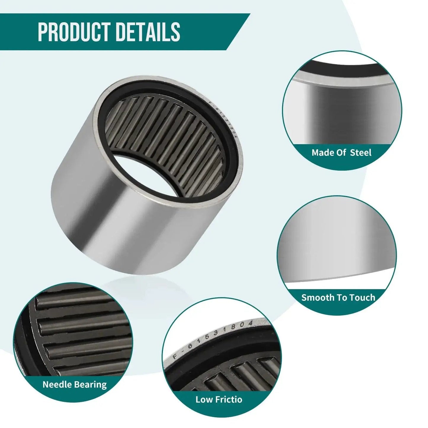 Needle Roller Bearing Kit For Can Am Maverick X3 2017 Through 2022 1 Way Clutch Bearing Steel High Load Replacement