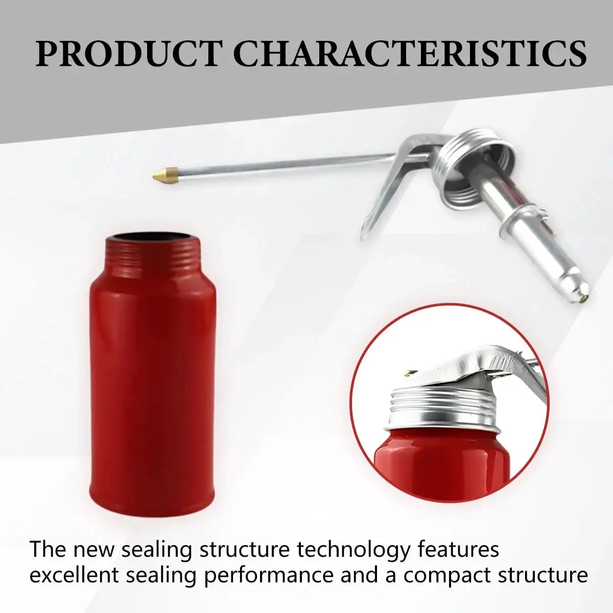 Two Pack 200 Ml Steel Manual Oil Can Pump Oiler For Cars And Motorcycles Heavy Duty Refueling Dispenser With Metal Spout