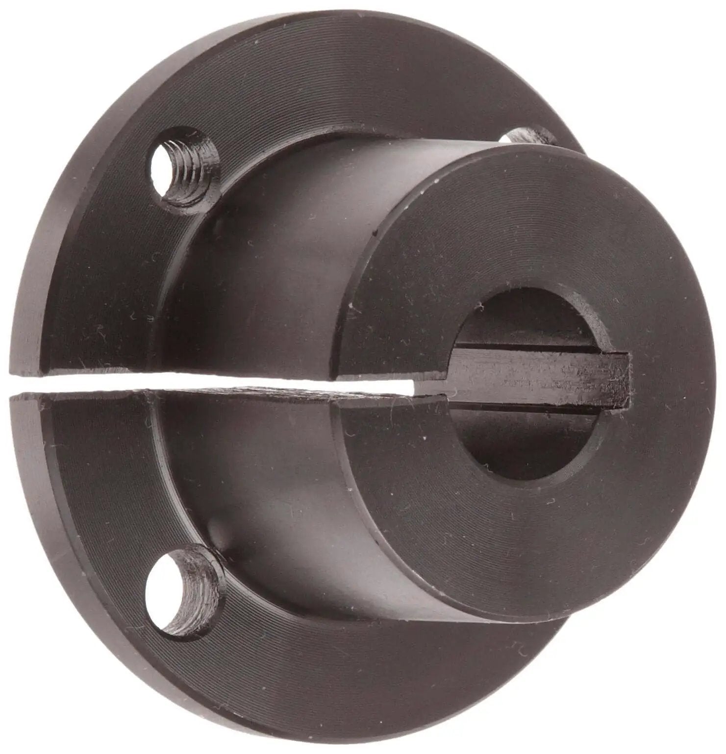 Sure-Grip Quick Disconnect Bushing QT138 for shaft mounts on pulleys and sprockets, steel with shallow keyway, side view