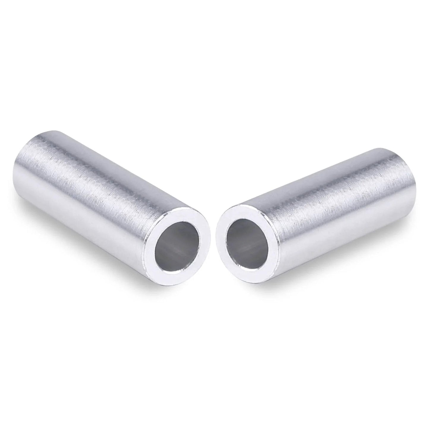 10 Pack Steel Spacers 3/8 Inch Inner Diameter 1/2 Inch Outer Diameter 1-1/2 Inch Length Round Bushing Screw Standoff Spacer