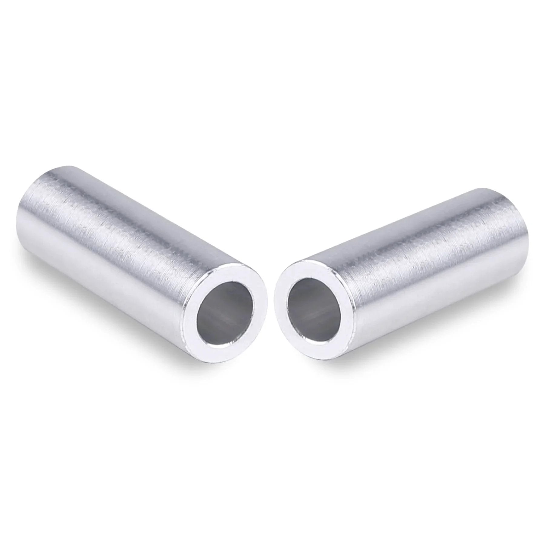 10 Pack Steel Spacers 3/8 Inch Inner Diameter 1/2 Inch Outer Diameter 1-1/2 Inch Length Round Bushing Screw Standoff Spacer