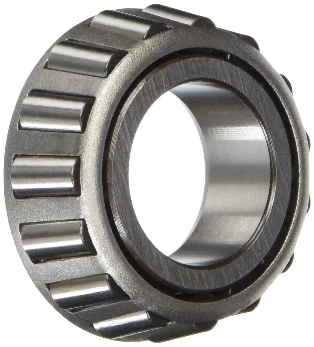 Efficient tapered inner race cone in durable steel, 1.1895 inch ID and 0.813 inch width, front view